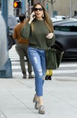 SOFIA VERGARA in Ripped Jeans Out in Beverly Hills 01/20/2020