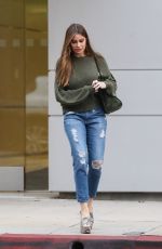 SOFIA VERGARA in Ripped Jeans Out in Beverly Hills 01/20/2020