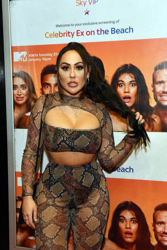 SOPHIE KASAEI at Celebrity Ex on the Beach Celebrate Launch of Their New Show in London 01/21/2020