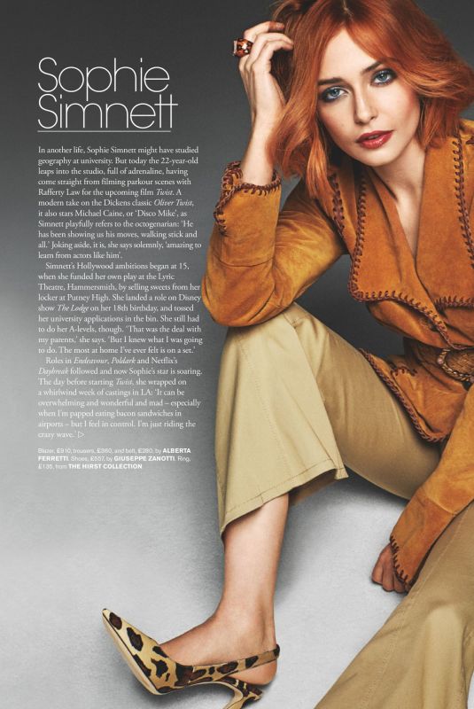 SOPHIE SIMNETT in Tatler Magazine, UK March 2020