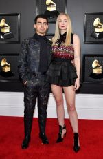 SOPHIE TURNER and Joe Jonas at 62nd Annual Grammy Awards in Los Angeles 01/26/2020