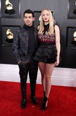 SOPHIE TURNER and Joe Jonas at 62nd Annual Grammy Awards in Los Angeles 01/26/2020