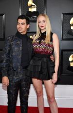 SOPHIE TURNER and Joe Jonas at 62nd Annual Grammy Awards in Los Angeles 01/26/2020
