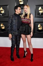 SOPHIE TURNER and Joe Jonas at 62nd Annual Grammy Awards in Los Angeles 01/26/2020