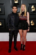 SOPHIE TURNER and Joe Jonas at 62nd Annual Grammy Awards in Los Angeles 01/26/2020
