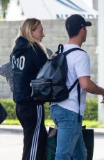 SOPHIE TURNER and Joe Jonas at Airport in Miami 01/04/2020