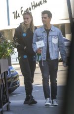 SOPHIE TURNER and Joe Jonas at Sweet Butter in Los Angeles 01/22/2020