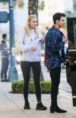 SOPHIE TURNER and Joe Jonas Leaves Their Hotel in Beverly Hills 01/23/2020