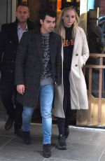 SOPHIE TURNER and Joe Jonas Out in London 01/30/2020