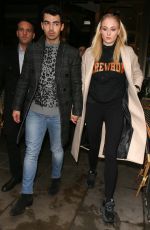 SOPHIE TURNER and Joe Jonas Out in London 01/30/2020