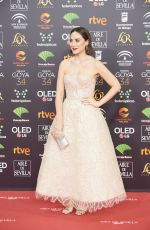 TAMARA FALCO at 34th Goya Cinema Awards 2020 in Madrid 01/25/2020