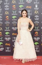 TAMARA FALCO at 34th Goya Cinema Awards 2020 in Madrid 01/25/2020