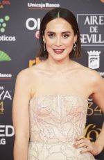 TAMARA FALCO at 34th Goya Cinema Awards 2020 in Madrid 01/25/2020