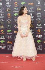 TAMARA FALCO at 34th Goya Cinema Awards 2020 in Madrid 01/25/2020