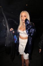 TANA MONGEAU Leaves Republic Records Grammy Afterparty in West Hollywood 01/26/2020