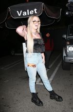 TANA MONGEAU Out for Dinner in West Hollywood 01/15/2020