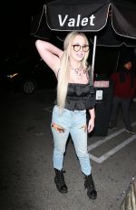 TANA MONGEAU Out for Dinner in West Hollywood 01/15/2020