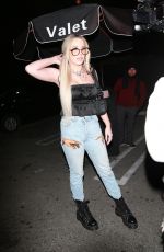 TANA MONGEAU Out for Dinner in West Hollywood 01/15/2020