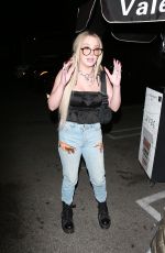 TANA MONGEAU Out for Dinner in West Hollywood 01/15/2020