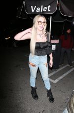 TANA MONGEAU Out for Dinner in West Hollywood 01/15/2020