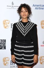 TAYLOR RUSSELL at Bafta Los Angeles Tea Party 01/04/2020