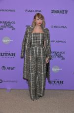 TAYLOR SWIFT at Miss Americana Premiere in Park City 01/23/2020