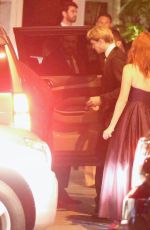 TAYLOR SWIFT Leaves Golden Globes After-party at Sunset Tower in Los Angeles 01/05/2020
