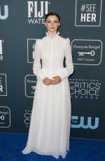 THOMASIN MCKENZIE at 25th Annual Critics Choice Awards in Santa Monica 01/12/2020