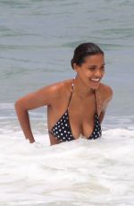 TINA KUNAKEY in Bikini at a Beach in Rio De Janeiro 01/29/2020