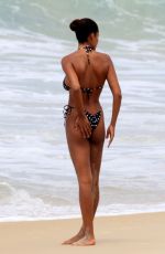 TINA KUNAKEY in Bikini at a Beach in Rio De Janeiro 01/29/2020