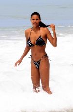 TINA KUNAKEY in Bikini at a Beach in Rio De Janeiro 01/29/2020