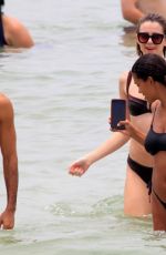 TINA KUNAKEY in Bkini at a Beach in Rio de Janeiro 011/21/2020