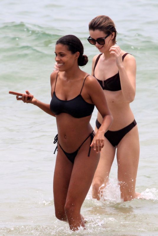 TINA KUNAKEY in Bkini at a Beach in Rio de Janeiro 011/21/2020
