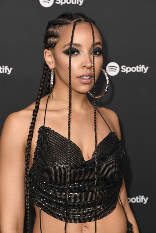 TINASHE at Spotify Hosts Best New Artist Party in Los Angeles 01/23/2020