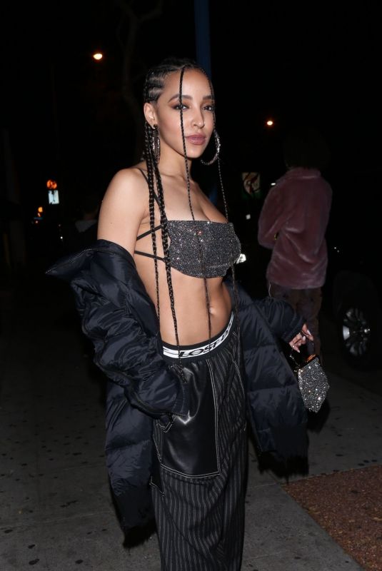 TINASHE Leaves Delilah in West Hollywood 01/22/2020