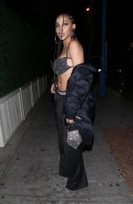 TINASHE Leaves Delilah in West Hollywood 01/22/2020