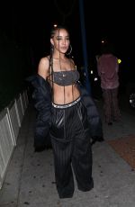 TINASHE Leaves Delilah in West Hollywood 01/22/2020