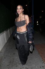 TINASHE Leaves Delilah in West Hollywood 01/22/2020