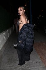 TINASHE Leaves Delilah in West Hollywood 01/22/2020
