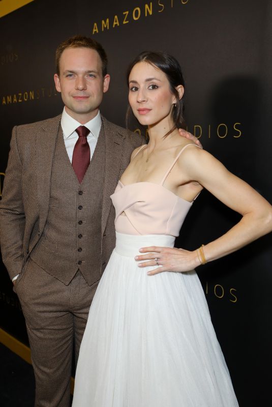 TROIAN BELLISARIO and Patrick J. Adams at Amazon Studios Golden Globes After-party 01/05/202