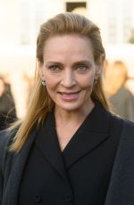 UMA THURMAN at Dior Haute Couture Spring/Summer 2020 Show at Paris Fashion Week 01/20/2020
