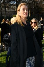 UMA THURMAN at Dior Haute Couture Spring/Summer 2020 Show at Paris Fashion Week 01/20/2020