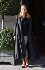 UMA THURMAN Leaves Ritz Hotel in Paris 01/20/2020