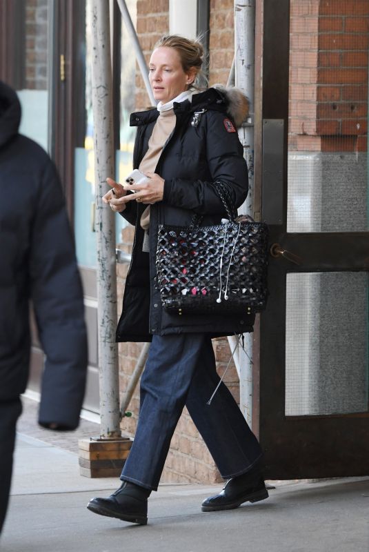 UMA THURMAN Out in new York 01/30/2020