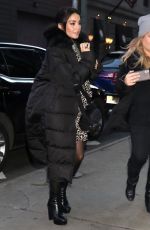VANESSA HUDGENS Arrives at Good Morning America in New York 01/17/2020
