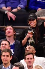 VANESSA HUDGENS at LA Lakers vs New York Knicks Game at Madison Square Garden in New York 01/22/2020