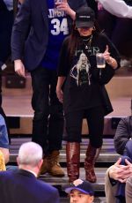 VANESSA HUDGENS at LA Lakers vs New York Knicks Game at Madison Square Garden in New York 01/22/2020