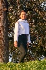 VANESSA HUDGENS Filming a Sportswear Commercial in Los Angeles 01/16/2020