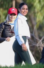 VANESSA HUDGENS Filming a Sportswear Commercial in Los Angeles 01/16/2020