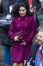 VANESSA HUDGENS on the Set of The Princess Switch: Switched Again in Edinburgh 01/06/2020